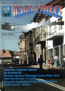 Waga i Miecz : miesięcznik Samorządu i Towarzystwa Miłośników Ziemi Strzyżowskiej. 1998, [R. 8], nr 10 (październik)