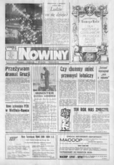 Nowiny : gazeta codzienna. 1991/1992, nr 250, nr 1-22 (grudzień / styczeń)