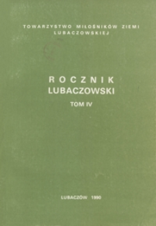 Rocznik Lubaczowski. 1990, T. 4