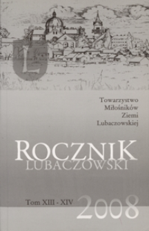 Rocznik Lubaczowski. 2004-2006, T. 13-14