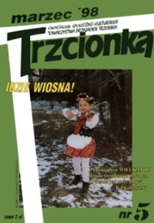 Trzcionka : kwartalnik społeczno-kulturalny Towarzystwa Przyjaciół Trzciany. 1998, nr 5