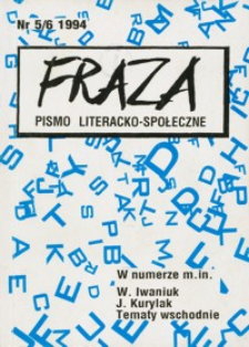 Fraza : pismo literacko-społeczne. 1994, R. 4, nr 5-6