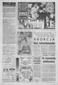 Nowiny : gazeta codzienna. 1992/1993, nr 255, nr 1-20 (grudzień / styczeń)