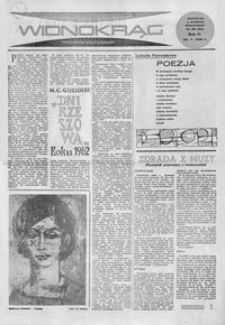 Widnokrąg : tygodnik kulturalny. 1962, R. 2, nr 20 (20 maja)