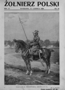 Żołnierz Polski. 1929, R. 11, nr 25 (23 czerwca)