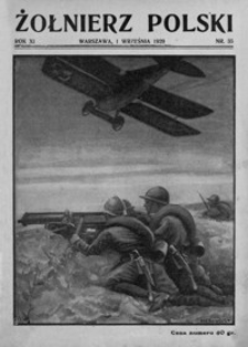 Żołnierz Polski. 1929, R. 11, nr 35 (1 września)