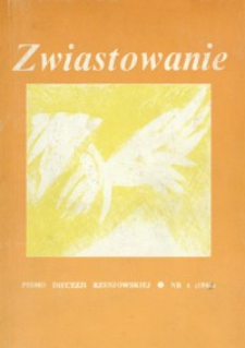 Zwiastowanie : pismo Diecezji Rzeszowskiej. [1993], [R. 2], nr [1]
