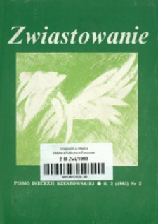 Zwiastowanie : pismo Diecezji Rzeszowskiej. 1993, R. 2, nr 2
