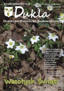 Dukla.pl : dukielski przegląd samorządowy. 2010, R. 20, nr 4 (kwiecień)
