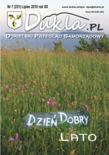 Dukla.pl : dukielski przegląd samorządowy. 2010, R. 20, nr 7 (lipiec)