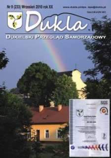 Dukla.pl : dukielski przegląd samorządowy. 2010, R. 20, nr 9 (wrzesień)