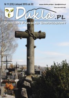 Dukla.pl : dukielski przegląd samorządowy. 2010, R. 20, nr 11 (listopad)