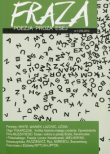 Fraza : poezja, proza, esej. 2012, R. 21, nr 78