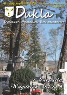Dukla.pl : dukielski przegląd samorządowy. 2012, R. 22, nr 11 (listopad)