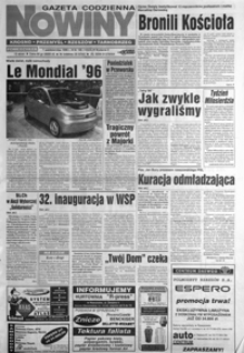 Nowiny : gazeta codzienna. 1996, nr 191-213 (październik)