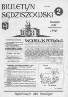Biuletyn Sędziszowski : informacje dla każdego. 1993, [R. 2], nr 2 (kwiecień-maj)