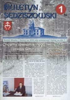 Biuletyn Sędziszowski. 2001, [R. 10], nr 1 (8 lutego)