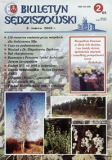 Biuletyn Sędziszowski. 2002, [R. 11], nr 2 (8 marca)