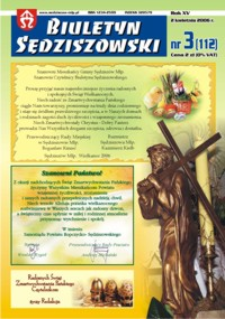 Biuletyn Sędziszowski. 2006, [R. 15], nr 3 (2 kwietnia)