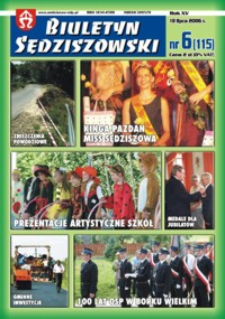 Biuletyn Sędziszowski. 2006, R. 15, nr 6 (18 lipca)