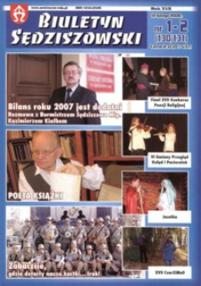 Biuletyn Sędziszowski. 2008, [R. 17], nr 1-2 (12 lutego)