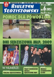 Biuletyn Sędziszowski. 2009, [R. 18], nr 6 (30 czerwca)