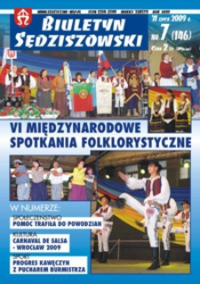 Biuletyn Sędziszowski. 2009, [R. 18], nr 7 (31 lipca)