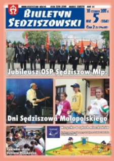 Biuletyn Sędziszowski 2011, R. 20, nr 5 (30 czerwca)