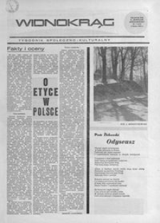 Widnokrąg : tygodnik społeczno-kulturalny. 1968, nr 5 (4 lutego)