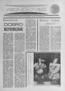 Widnokrąg : tygodnik społeczno-kulturalny. 1968, nr 15 (14 kwietnia)