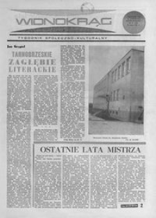 Widnokrąg : tygodnik społeczno-kulturalny. 1968, nr 20 (19 maja)