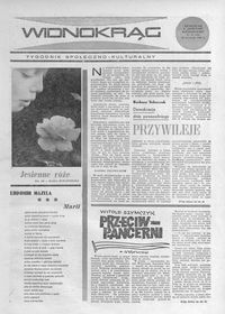Widnokrąg : tygodnik społeczno-kulturalny. 1968, nr 38 (22 września)