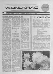 Widnokrąg : tygodnik społeczno-kulturalny. 1968, nr 44 (3 listopada)