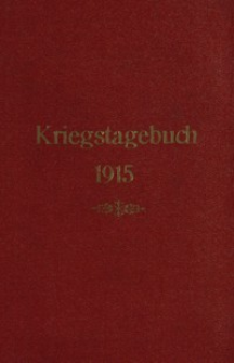Kriegstagebuch 1915