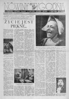 Nowiny Tygodnia : tygodniowy dodatek „Nowin Rzeszowskich”. 1956, R. 5, nr 3 (21 stycznia)