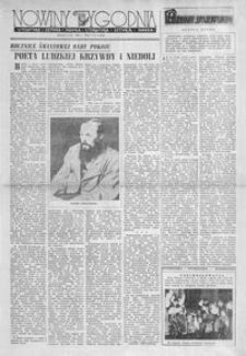 Nowiny Tygodnia : tygodniowy dodatek „Nowin Rzeszowskich”. 1956, R. 5, nr 8 (3 marca)