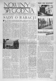 Nowiny Tygodnia : dodatek społeczno-kulturalny „Nowin Rzeszowskich”. 1956, R. 5, nr 21 (9 czerwca)