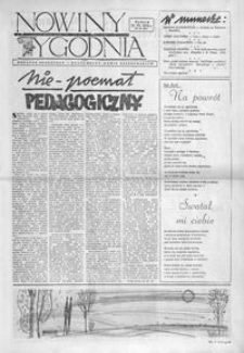 Nowiny Tygodnia : dodatek społeczno-kulturalny „Nowin Rzeszowskich”. 1956, R. 5, nr 35 (22 września)
