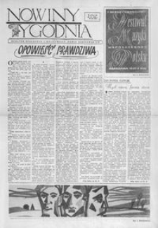 Nowiny Tygodnia : dodatek społeczno-kulturalny „Nowin Rzeszowskich”. 1956, R. 5, nr 39 (20 października)