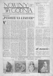 Nowiny Tygodnia : dodatek społeczno-kulturalny „Nowin Rzeszowskich”. 1956, R. 5, nr 46 (8 grudnia)