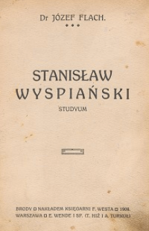Stanisław Wyspiański : studium