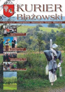 Kurier Błażowski : czasopismo Samorządu Gminy Błażowa. 2010, nr 116 (wrzesień/październik)