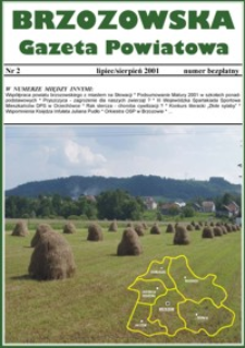 Brzozowska Gazeta Powiatowa. 2001, nr 2 (lipiec/sierpień)