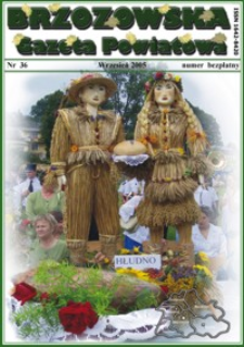 Brzozowska Gazeta Powiatowa. 2005, nr 36 (wrzesień)