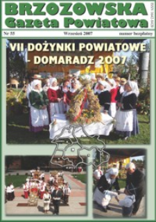 Brzozowska Gazeta Powiatowa. 2007, nr 55 (wrzesień)