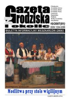 Gazeta z Grodziska i okolic : biuletyn informacyjny mieszkańców gminy. 2007, nr 10