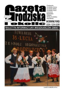 Gazeta z Grodziska i okolic : biuletyn informacyjny mieszkańców gminy. 2009, nr 9