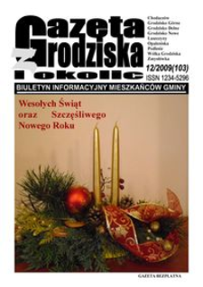 Gazeta z Grodziska i okolic : biuletyn informacyjny mieszkańców gminy. 2009, nr 12