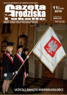 Gazeta z Grodziska i okolic : biuletyn informacyjny mieszkańców gminy. 2010, nr 11