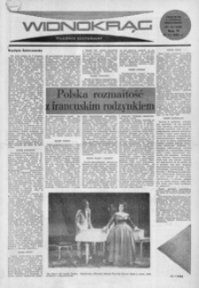 Widnokrąg : tygodnik kulturalny. 1966, nr 24 (19 czerwca)